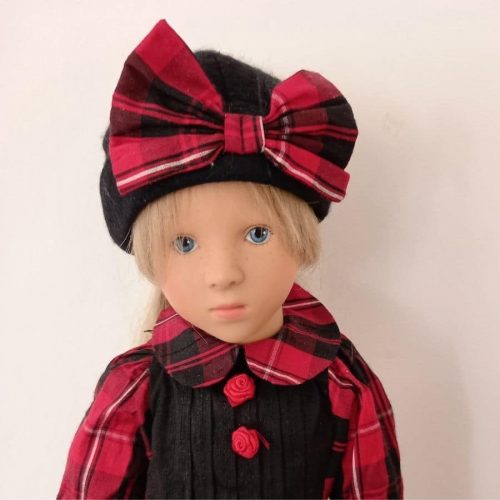 Photo du visage de la poupée Josiane de Sylvia Natterer pour Gôtz