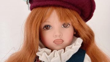 Photo du visage de la poupée Autumn d'Helen Kish