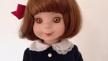 Photo du visage de la poupée Betsy McCall de Robert Tonner