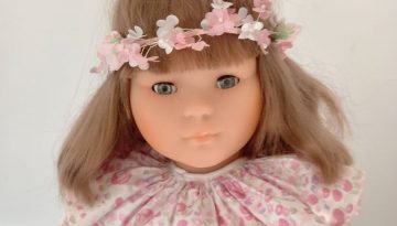 Photo du visage de la poupée Romantique Corolle