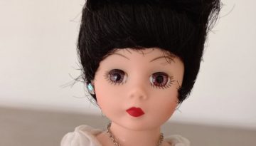 Photo du visage de la poupée Elizabeth Taylor de Madame Alexander