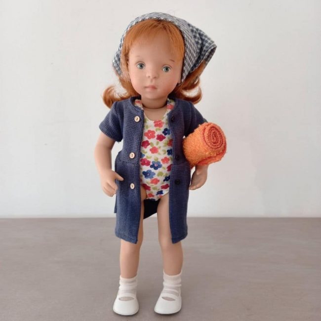 Photo de la poupée Louise de Sylvia Natterer pour White Balloon