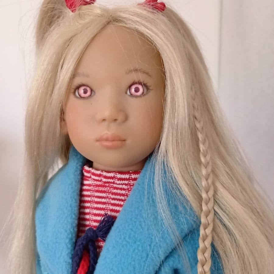 Photo du visage de la poupée Lottchen d'Annette Himsted