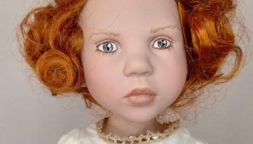 photo du visage de la poupée Griet de Zwergnase