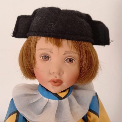 Photo du visage de la poupée Pierrot d'Helen Kish