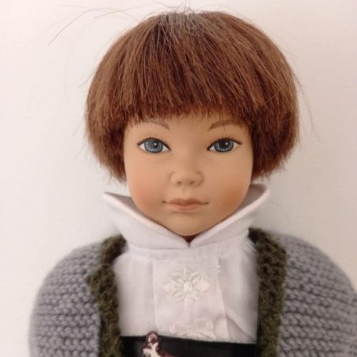 Photo du visage de la poupée tyrolienne de Heidi Ott