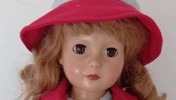 Photo du visage de la poupée American Child de Effanbee