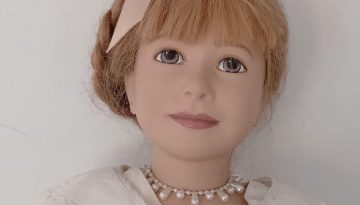Photo du visage de la poupée Gudula de Sigikid