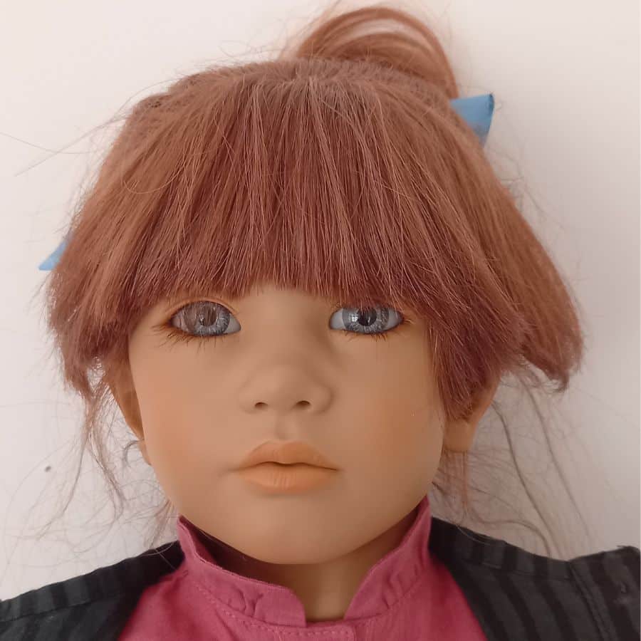 Photo du visage de la poupée Janka d'Annette Himstedt