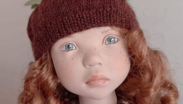 Photo du visage de la poupée Aja de Zwergnase