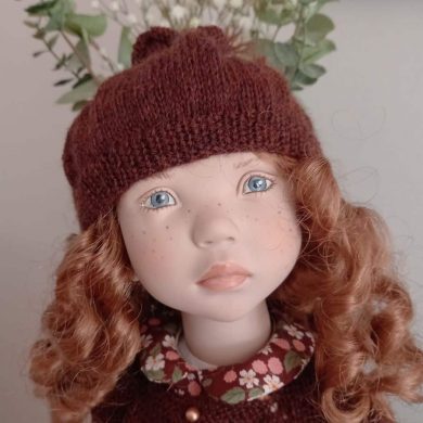 Photo du visage de la poupée Aja de Zwergnase