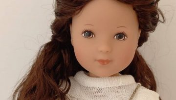 Photo du visage de la poupée Kayla de Kathe Kruse