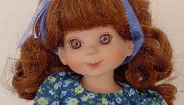 Photo du visage de la poupée Little Lady