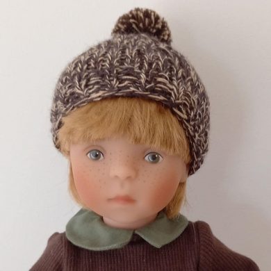 Photo du visage du poupon Oskar de Sylvia Natterer pour Kate Krüse