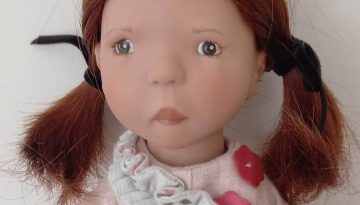 Photo du visage de la poupée Lica de Zwergnase
