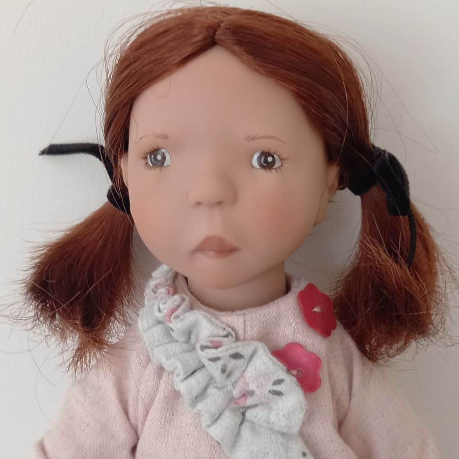 Photo du visage de la poupée Lica de Zwergnase
