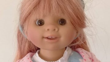 Photo du visage de la poupée Frieda de Schildkröt