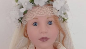Photo du visage de la poupée Wedding de Hildegard Gunzel
