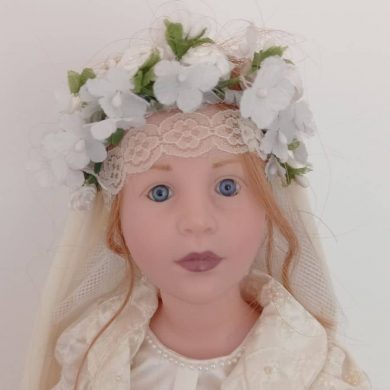Photo du visage de la poupée Wedding de Hildegard Gunzel