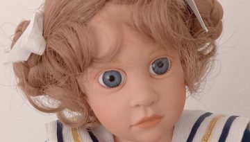 Photo du visage de la poupée Meryl de Hildegard Gunzel