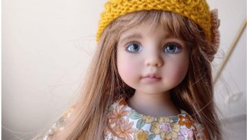 Photo du visage de la poupée Alicia de Dianna Effner