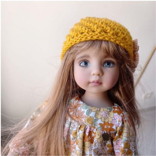 Photo du visage de la poupée Alicia de Dianna Effner