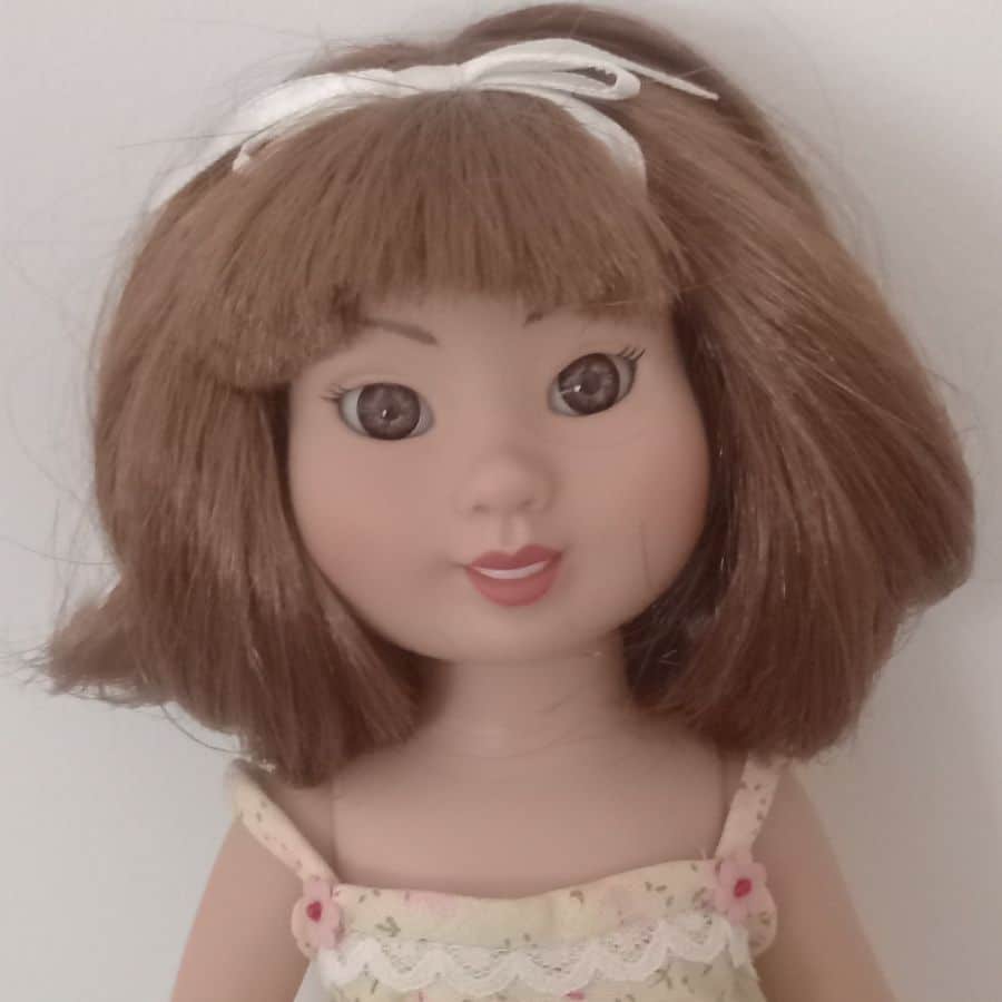 Photo du visage de la poupée Gracie de Mary Engelbreit pour Robert Tonner