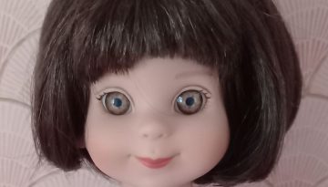 Photo du visage de la poupée millenium Betsy McCall