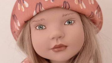 Photo du visage de la poupée Audrey de Zwergnase