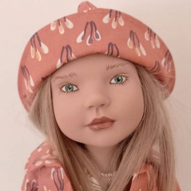 Photo du visage de la poupée Audrey de Zwergnase