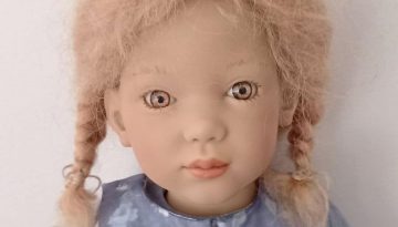 Photo du visage de la poupée Trudi d'Annette Himstedt