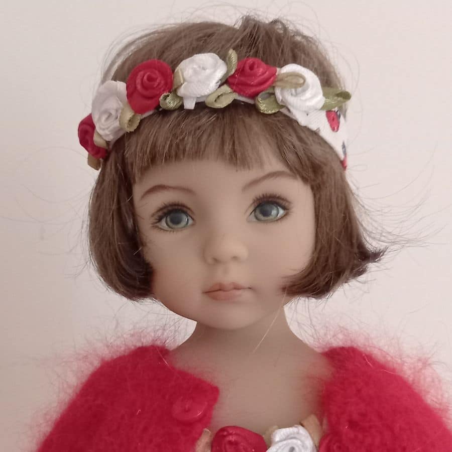 Photo du visage de la poupée Little Darling de Dianna Effner
