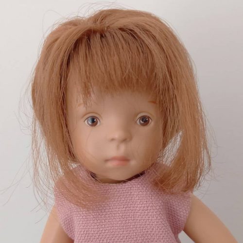 Photo du visage de la poupée Minouche de Sylvia Natterer