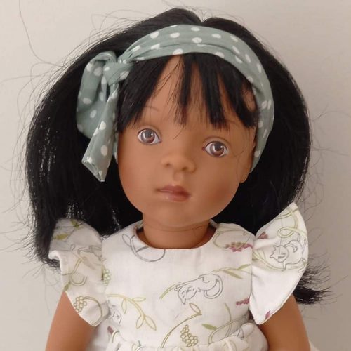 Photo du visage de la poupée Samira de Sylvia Natterer