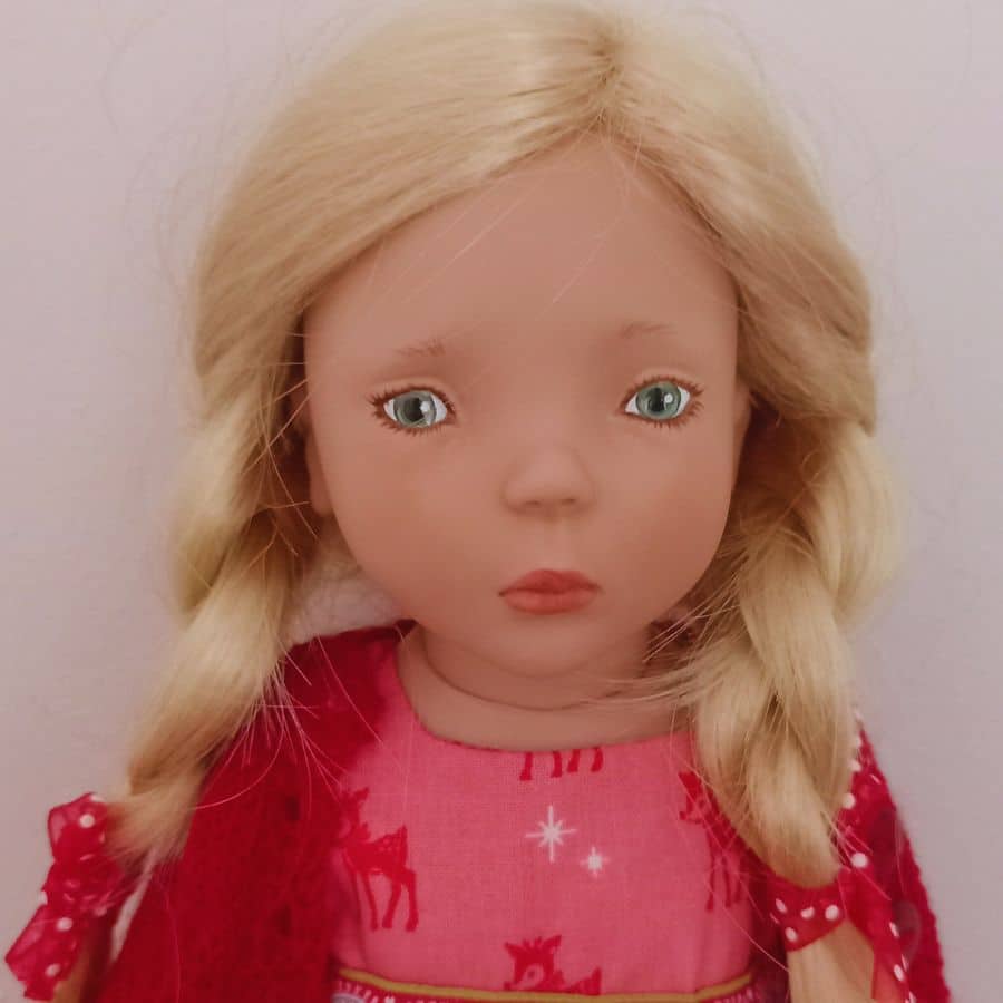 Photo du visage de la poupée Lilila de Zwergnase