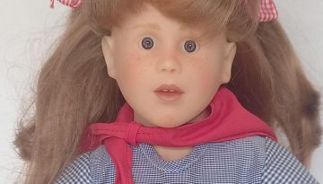 Photo du visage de Lili à la campagne de Malou Ancelin pour Corolle