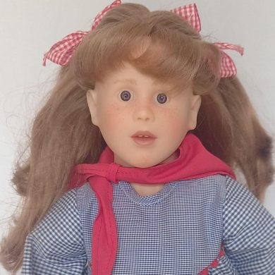 Photo du visage de Lili à la campagne de Malou Ancelin pour Corolle