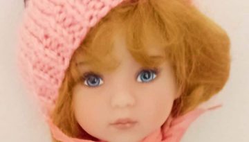 Photo du visage de la poupée Peggy Sue de Dianna Effner