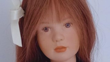 Photo du visage de la poupée Anne de Jutta Kissling