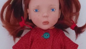 Photo du visage de la poupée Lica de Zwergnase