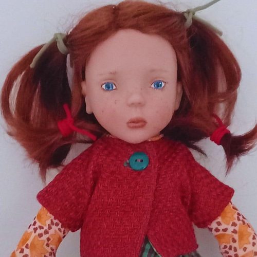 Photo du visage de la poupée Lica de Zwergnase