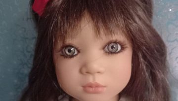 Photo du visage de la poupée Anna de Annette Himstedt