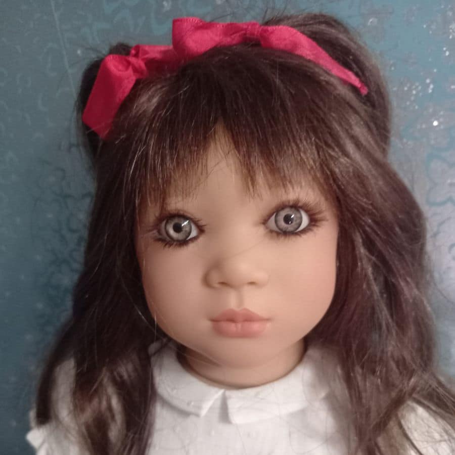 Photo du visage de la poupée Anna de Annette Himstedt